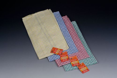 Tea Towel - Small Checks 43 X 68cm (Set Of 6 Assorted)