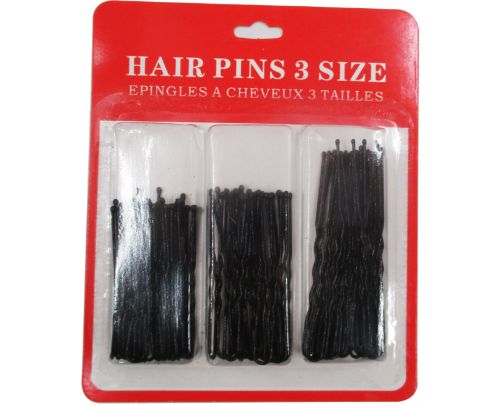 Curved Bobby Pins - 4.5cm Black (360pcs)