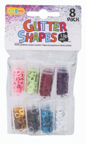 Glitter Shapes (4 Packs)