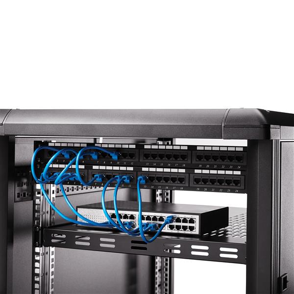 1U Adjustable Depth Vented Server Rack Shelf