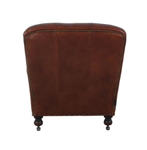 Armchair - Churchill with Drink Holder (Vintage Cigar Brown)