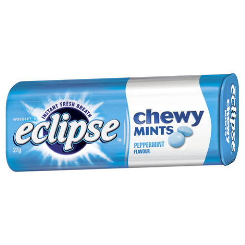 Eclipse Chewy Mints Peppermint 27g - Pack of 20