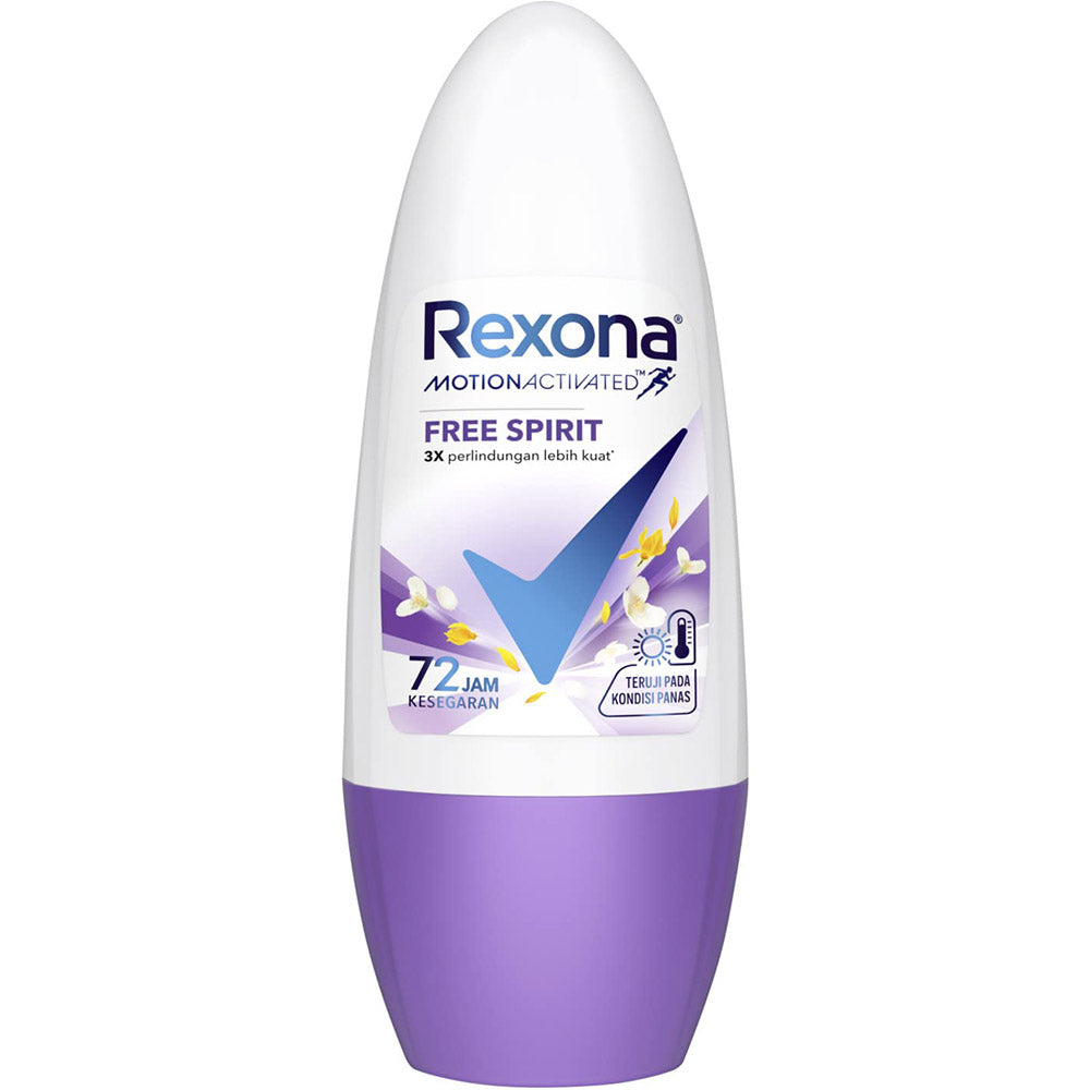 Rexona Women’s Roll On Free Spirit 50ml - Pack of 3