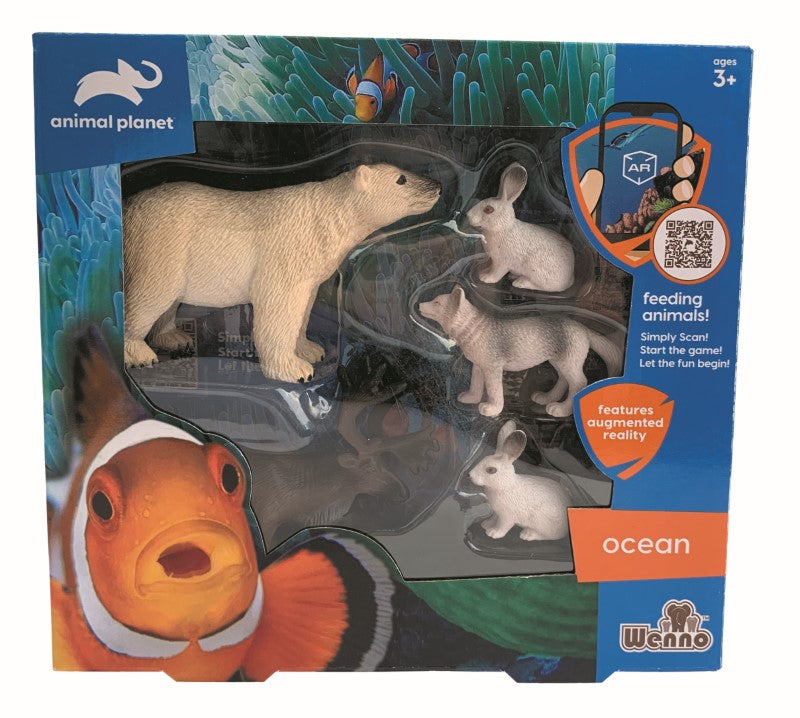 POLAR ANIMALS Toy Set - AP (5PC WINDOW BOX)