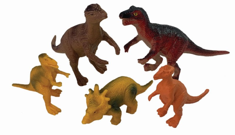 DINOSAURS Toy Set - AP (5PC BAG)