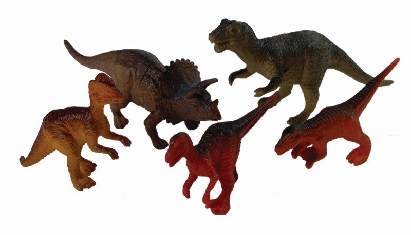 DINOSAURS Toy Set - AP (5PC BAG)