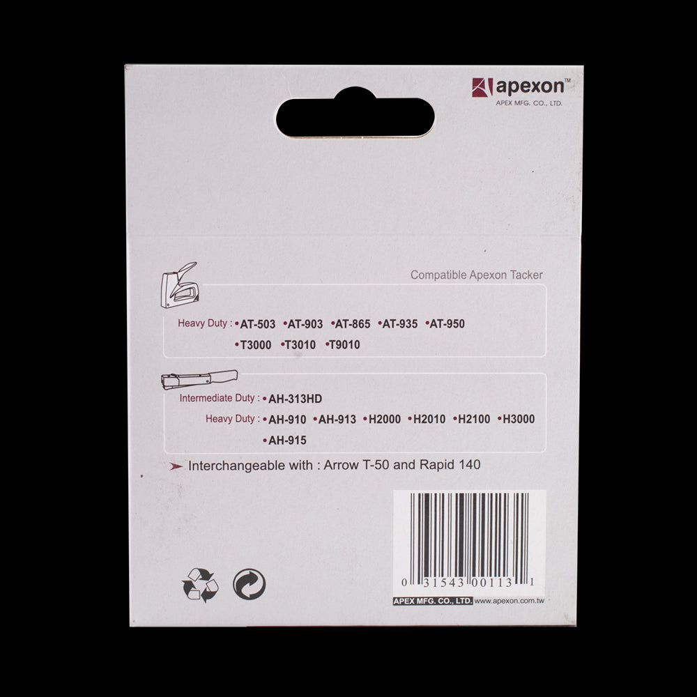 APEXON 6mm Staples - 2000pc