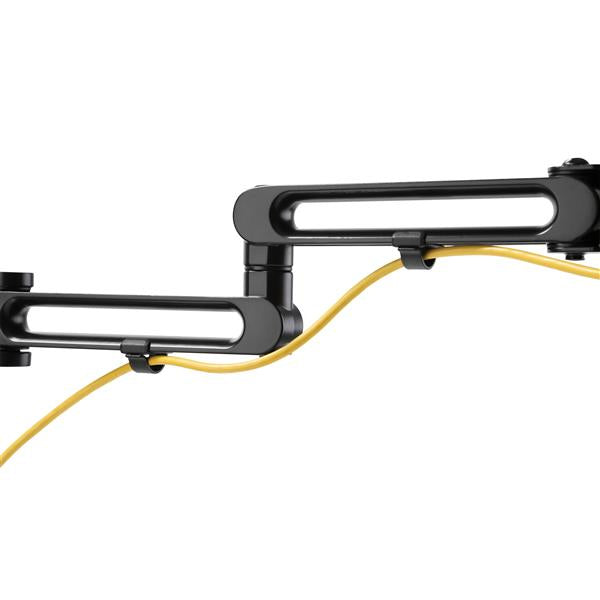 Desk Mount Dual Monitor Arm - Desk Clamp - Articulating - VESA