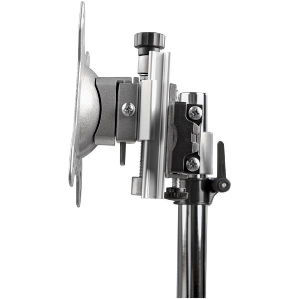 Dual-Monitor Stand for up to 24" Monitors - Horizontal, Silver