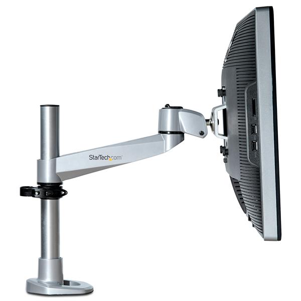 Desk Mount Swivel Monitor Arm - Up to 34" Monitors - Premium