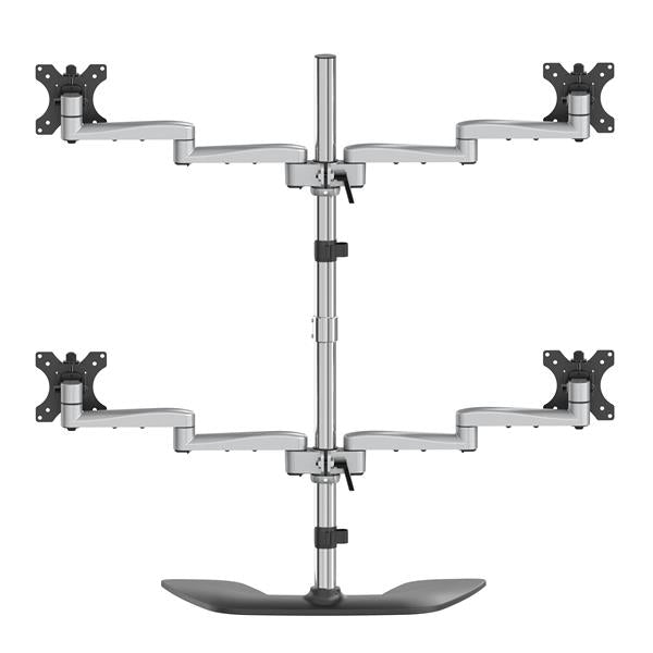 Quad-Monitor Stand - For up to 32" VESA Mount Monitors