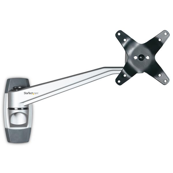 Wall Mount Monitor Arm - 10.2" Swivel Arm - For up to 34" VESA