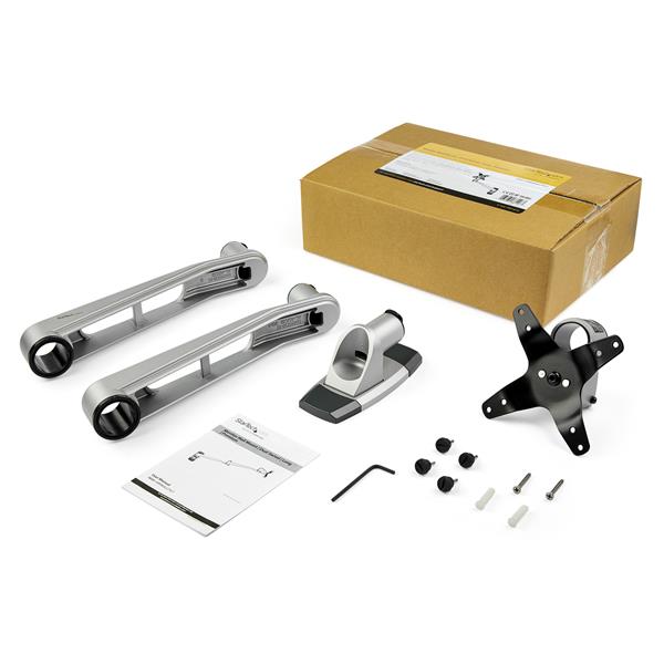 Wall Mount Monitor Arm - 20.4" Swivel Arm - up to 34" VESA