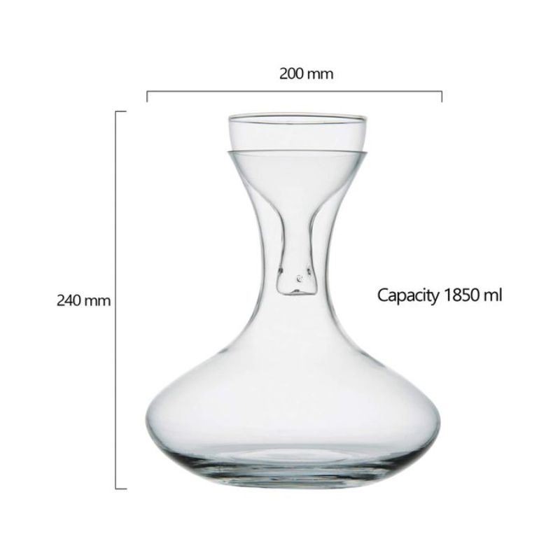 WINE AERATING DECANTER - ARTLAND SOMMELIER (1850ml)
