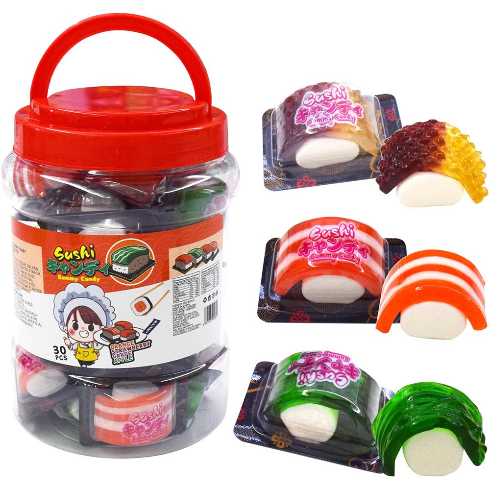 Sushi Gummy 15g - Jar of 30