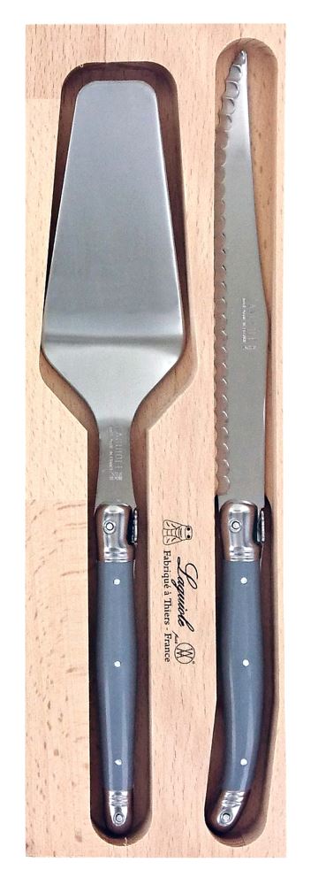 Verdier Cake Slice Server Set Mouse Grey