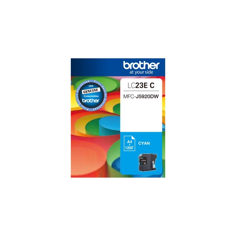 Brother LC23E Cyan Ink Cartridge