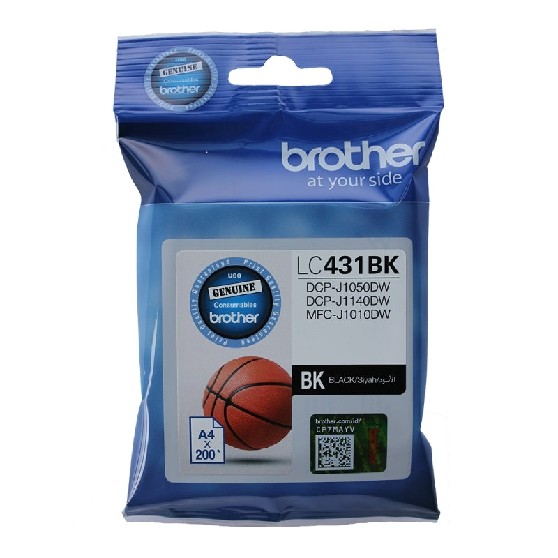 Brother LC431BK Black Ink Cartridge