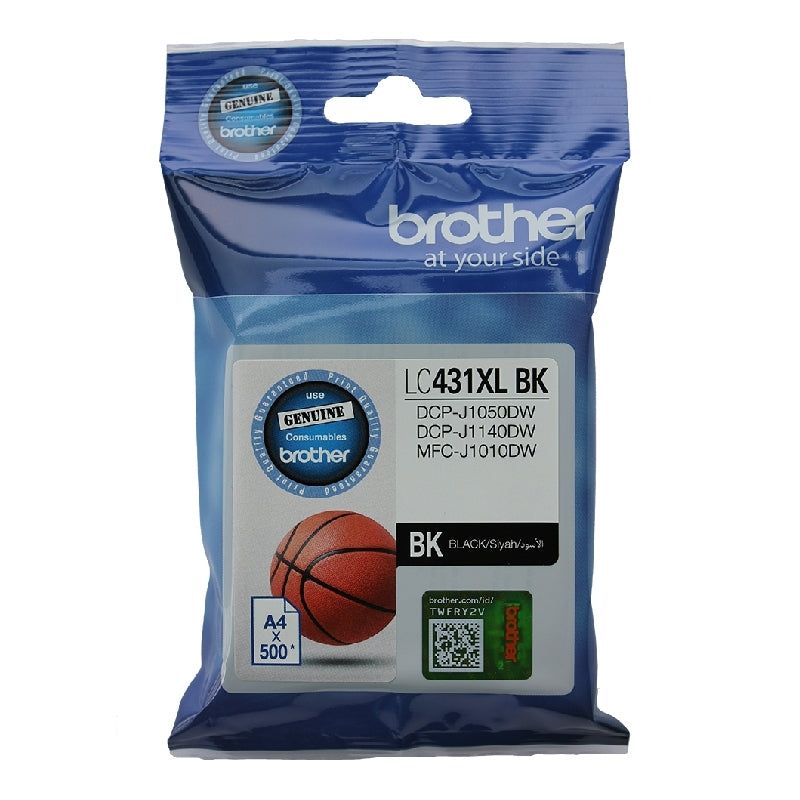 Brother LC431XLBK Black HY Ink