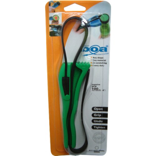 Ergonomic kitchen gadget designed to easily open jars and bottles, ideal for those with grip issues.