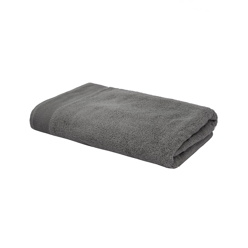 Elvire Bath Towel 2 Pack Pewter- Bambury
