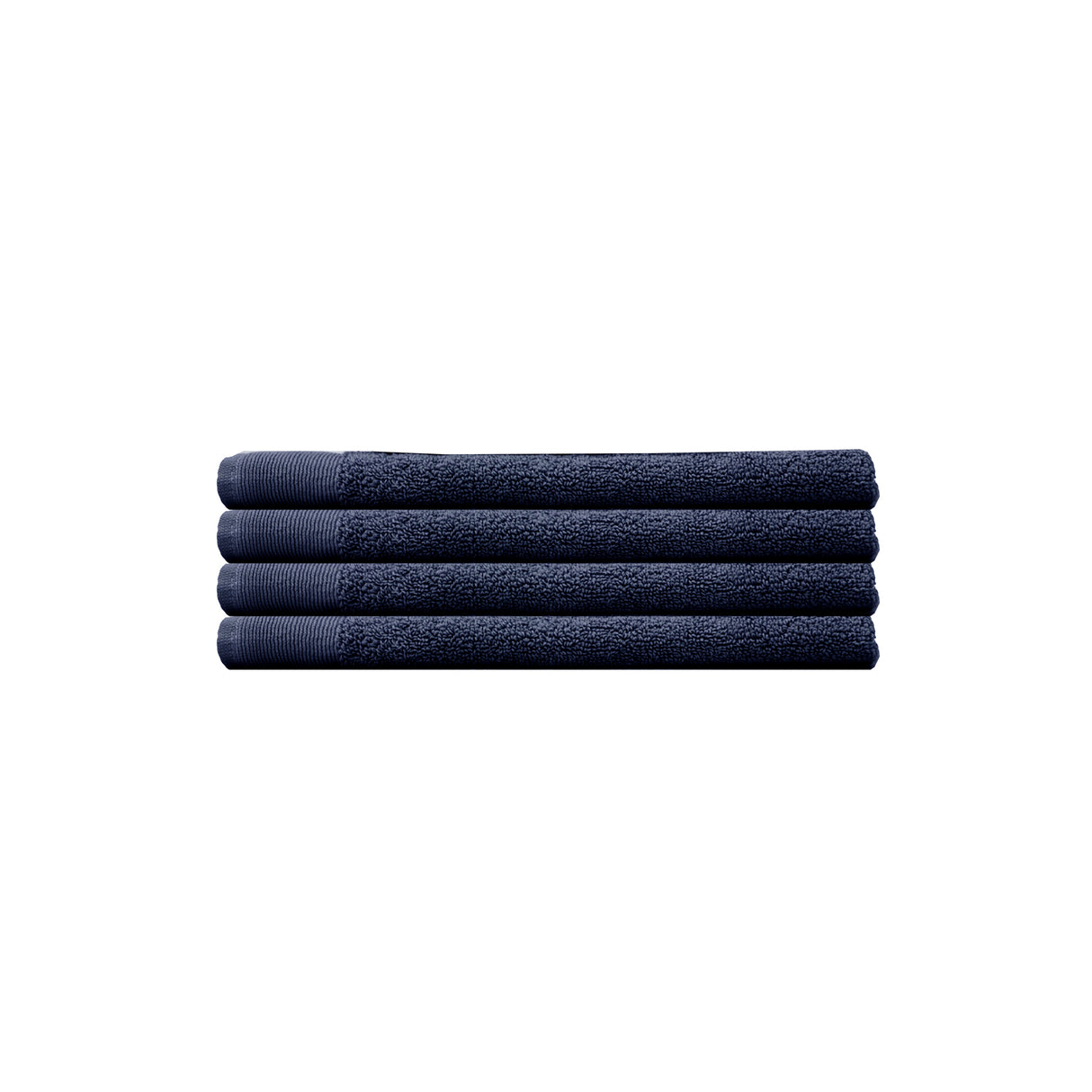 Elvire Hand Towel 4 Pack Navy- Bambury