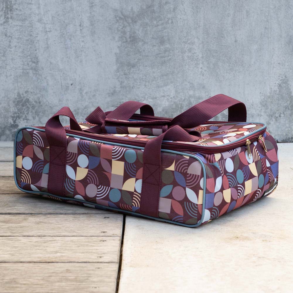 Aruna Insulated Rectangle Food Carrier 40 x 28 x 12cm Bambury