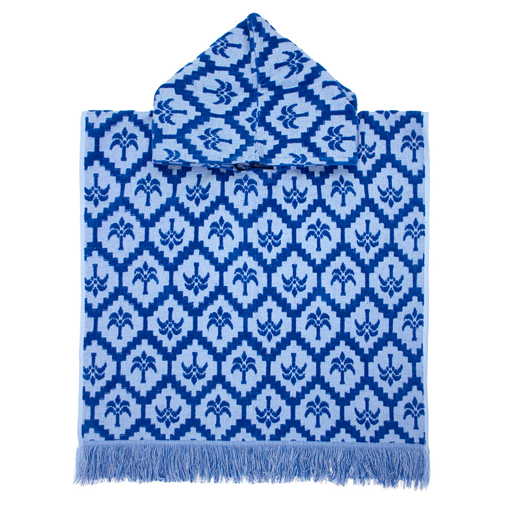 Cocos Kids Poncho Cobalt- Bambury