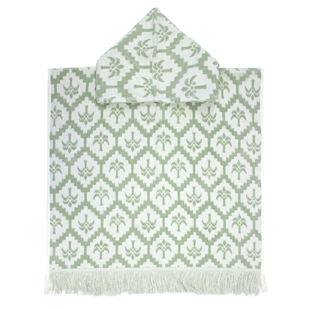 Cocos Kids Poncho Sage- Bambury