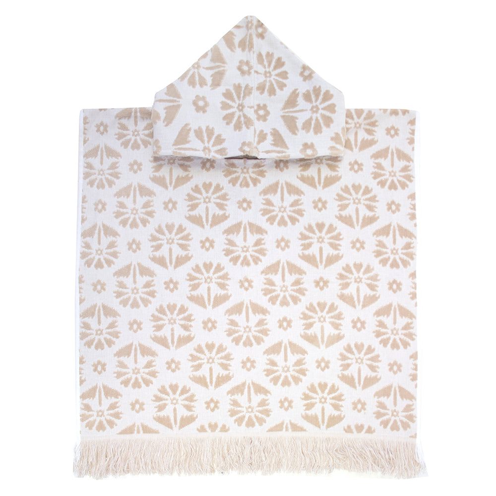 Flora Kids Poncho Pebble- Bambury