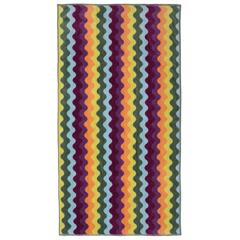 Jacquard Beach Towel Ripple - BAMBURY