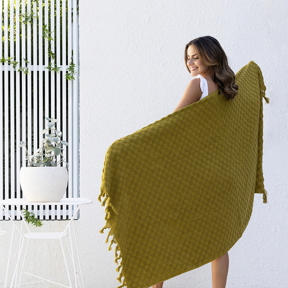 Paloma Beach Towel Pickle- Bambury