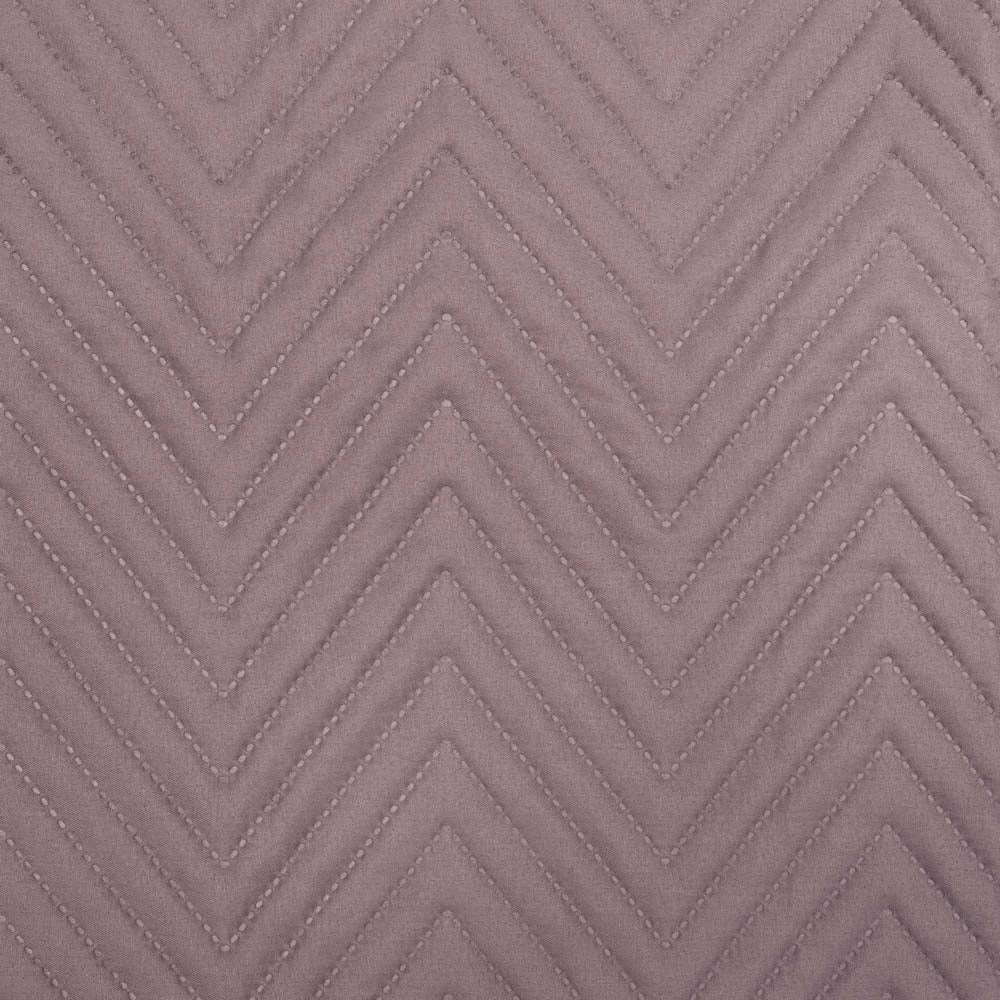 Herringbone Polyester Microfibre Bed Runner 270 x 60cm Bambury - Mauve