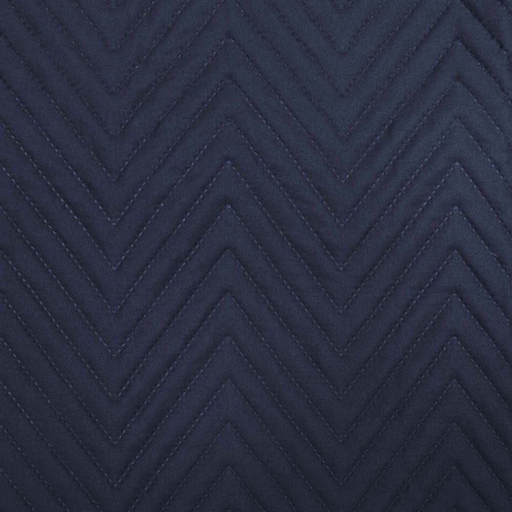 Herringbone Polyester Microfibre Bed Runner 270 x 60cm Bambury - Navy