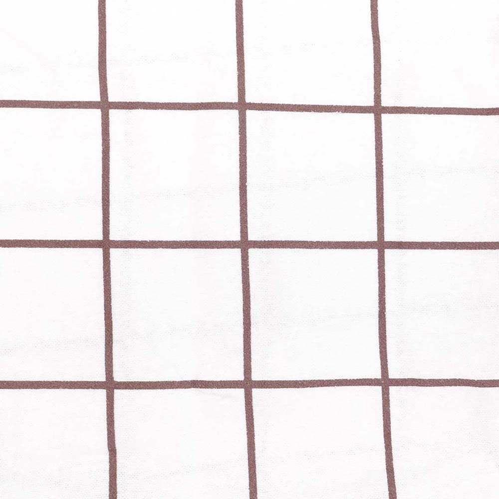 Grid Boysenberry Flannelette Sheet Set Split King - Bambury