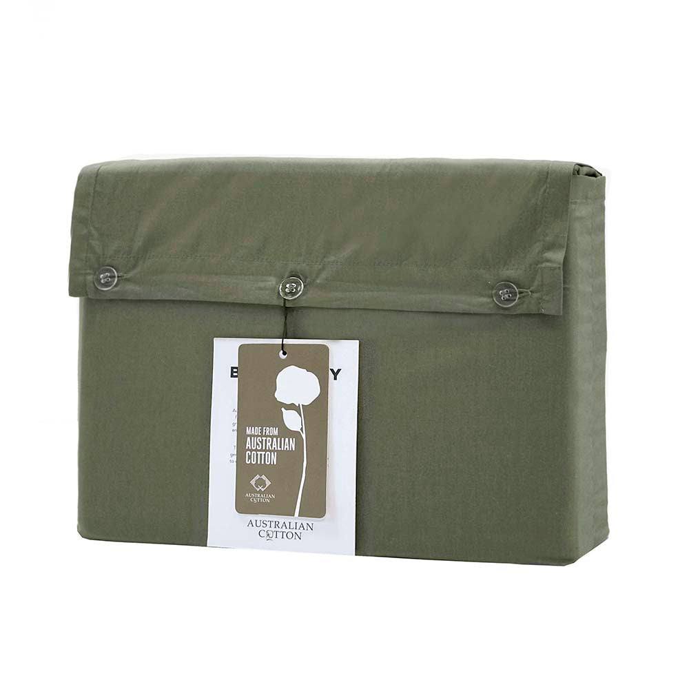 Pinnacle Sheet Set Moss Queen- Bambury