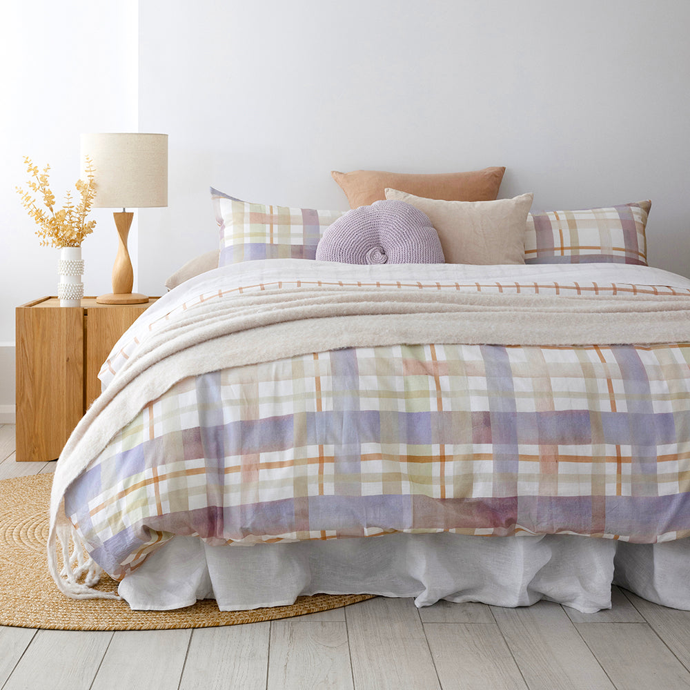 Dion Quilt / Duvet Cover Set Queen- Bambury
