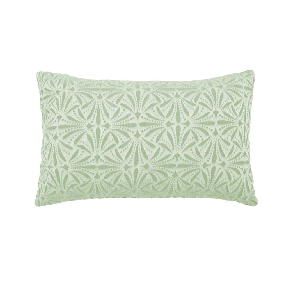 Huxley Stonewashed Cotton Quilt Cover Set Bambury - Super King Sage
