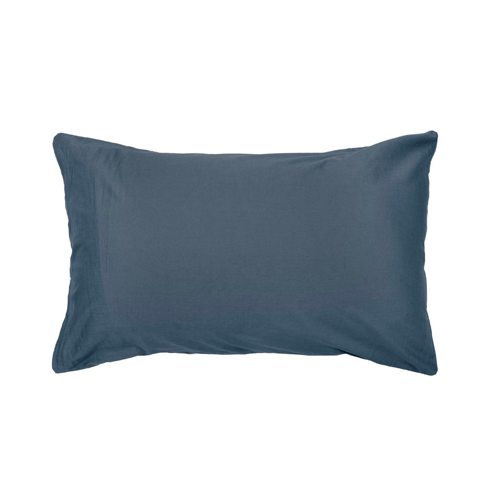 Tide Jacquard Duvet / Quilt Cover Set Denim King - Bambury