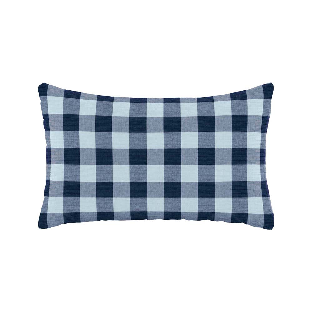 Willow Cotton Gauze Quilt Cover Set Bambury - King Blue