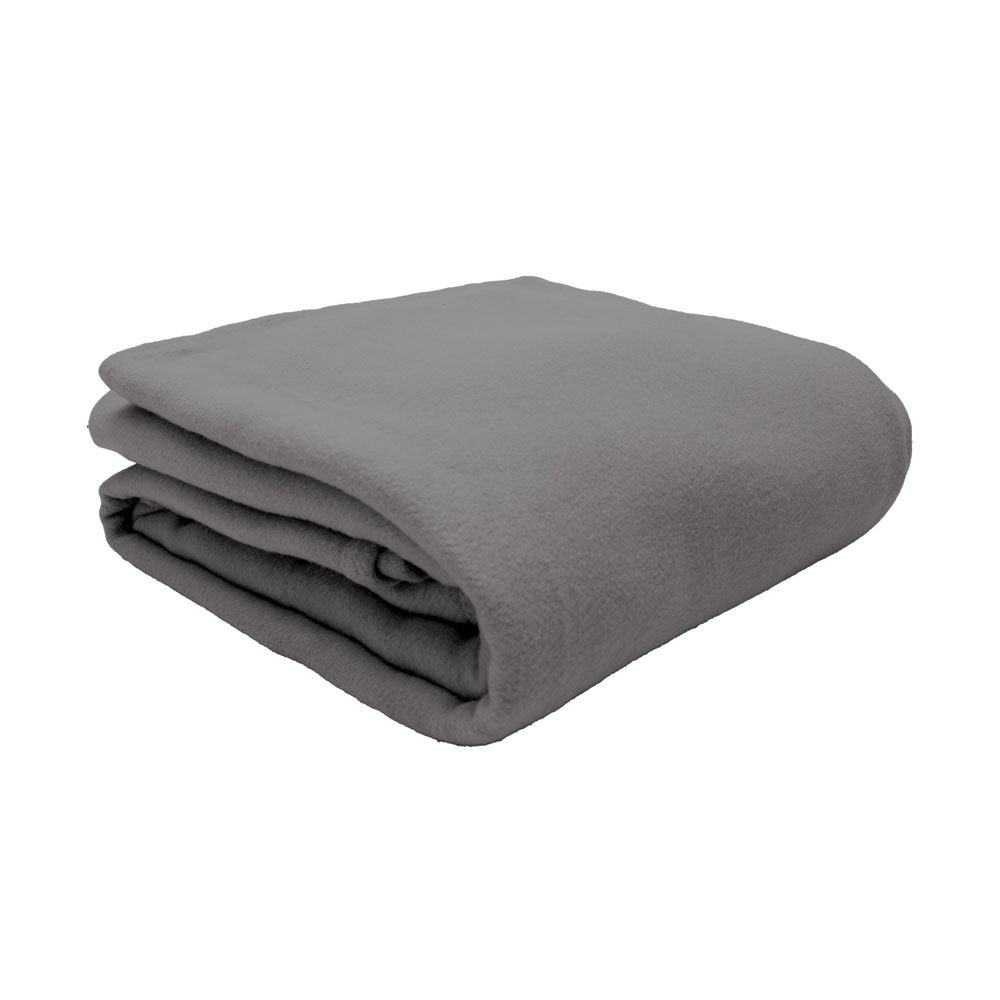 Carson Wool Bamboo Blanket Slate Double/Queen - Bambury