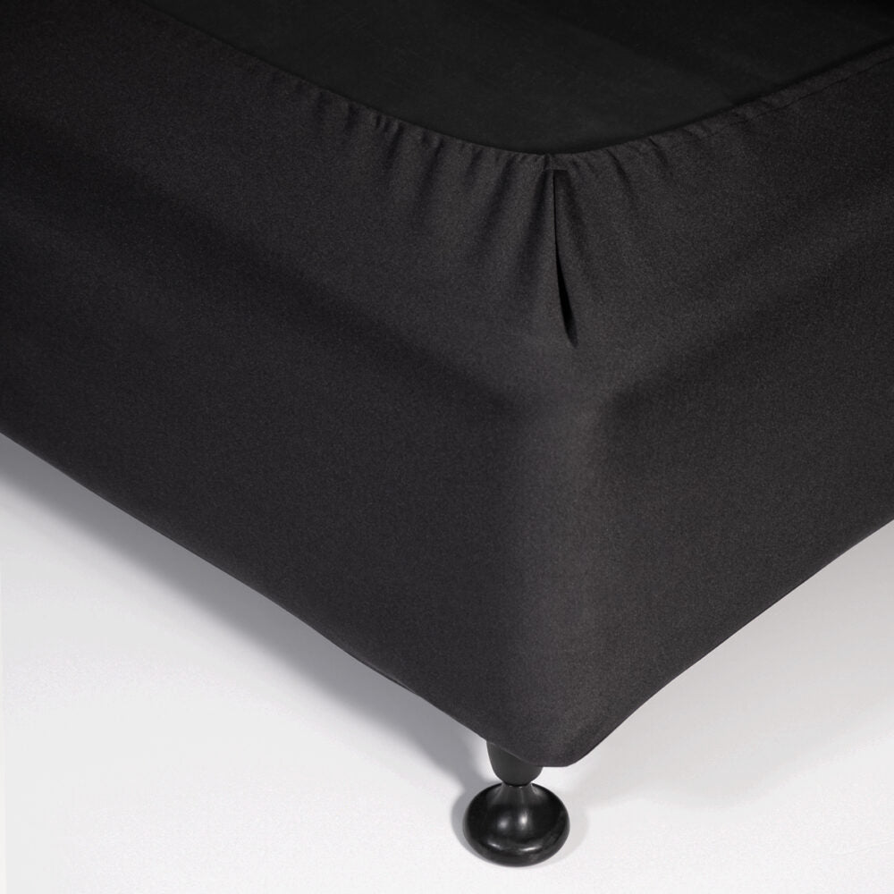 DreamTicket Fitted Black - Narrow Long Single