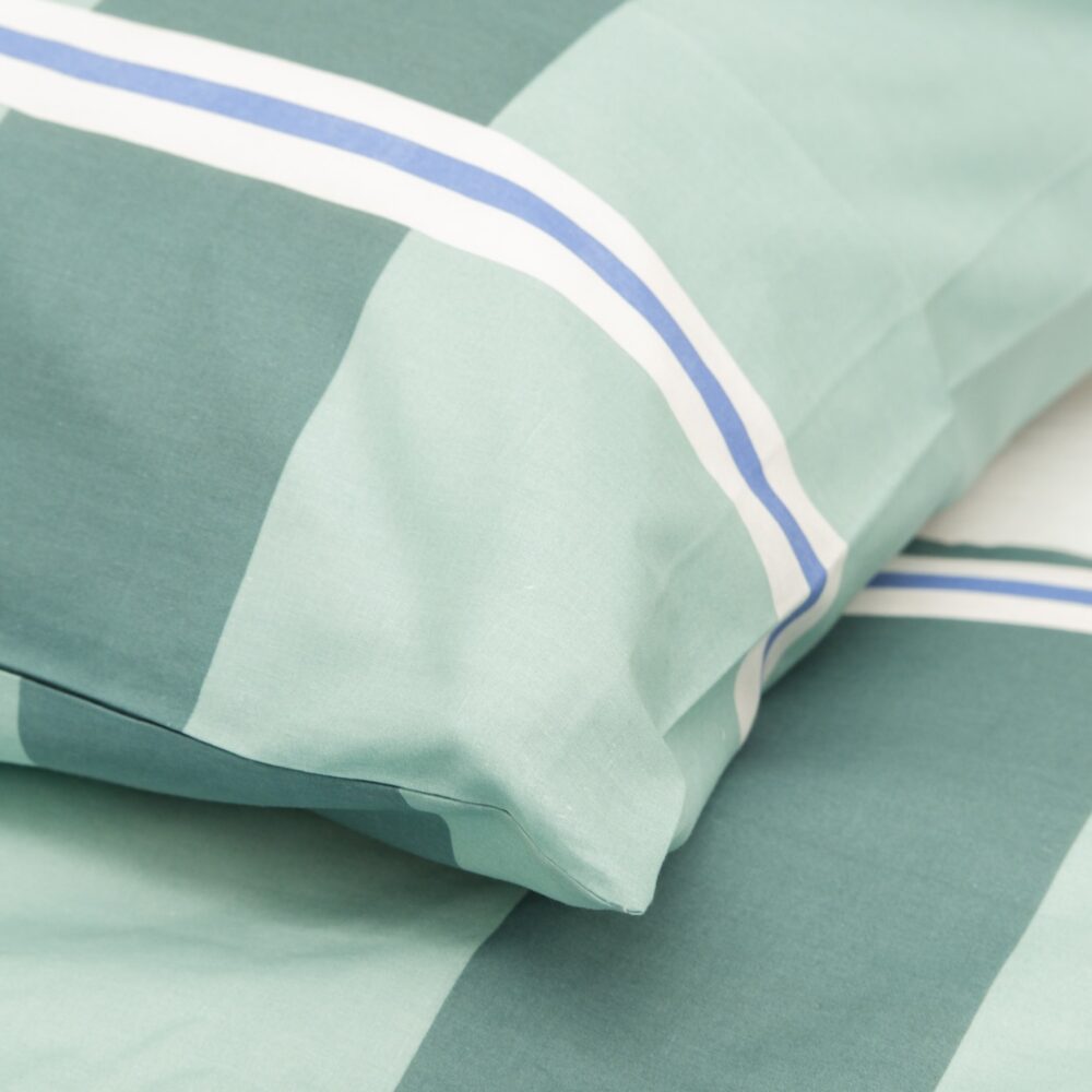 Weavers Studio Duvet Cover Set Queen - Aqua
