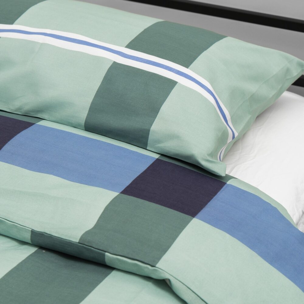 Weavers Studio Duvet Cover Set Queen - Aqua