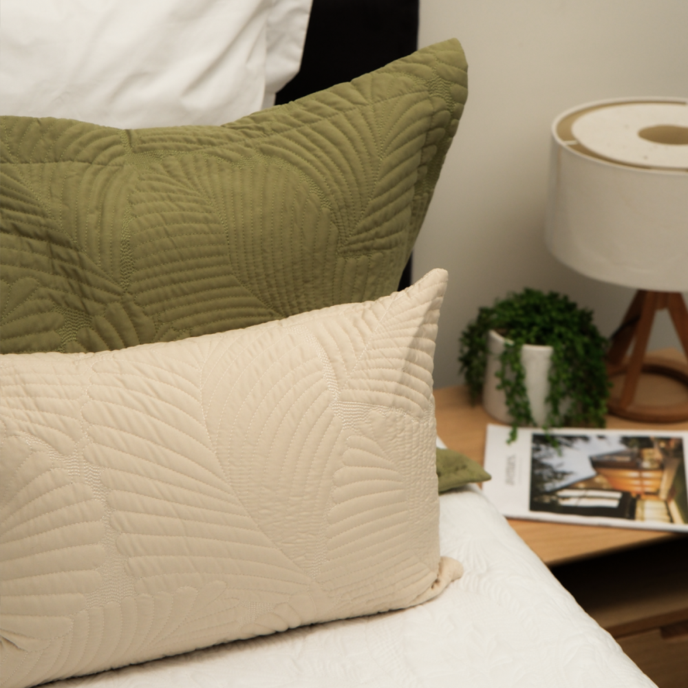 Oblong Cushion Cover - Dreamticket Amora  (Beige)