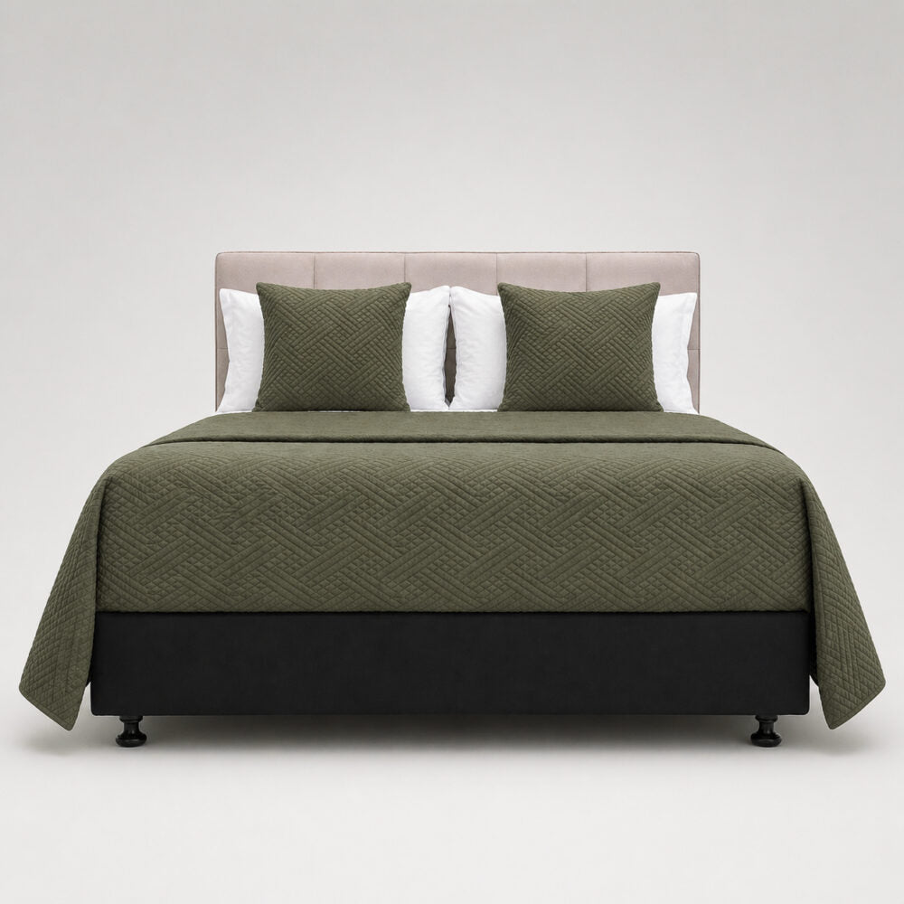 DreamGreen Amora Bedcover Olive - Queen