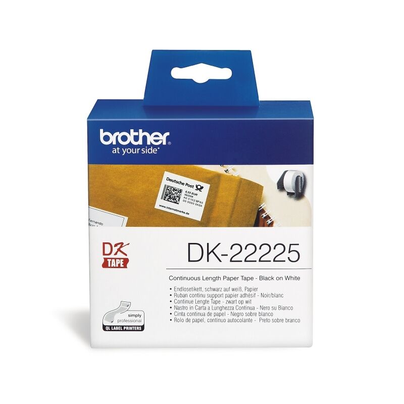 Brother DK22225 Label pap roll