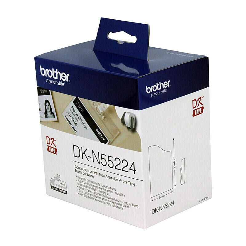 Brother DKN55224 White roll