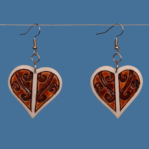 Maori Heartbeat Earrings
