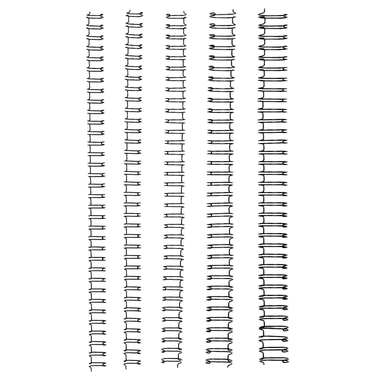 GBC Binding Wire 34 Loop 9.5mm Black Pk100